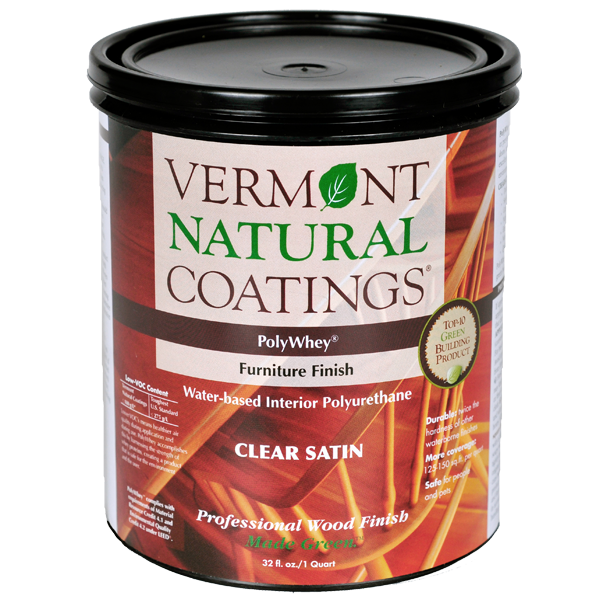 Vermont Natural Coatings PolyWhey Exterior Penetrating Stain Caspian Clear 1-Gallon